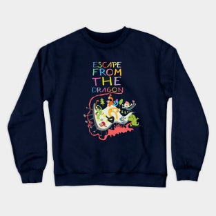 Escape from the dragon Crewneck Sweatshirt